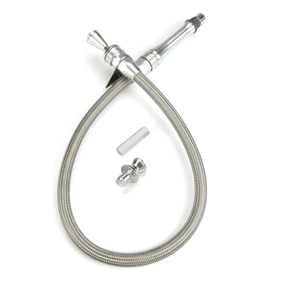 Lokar 36" Anchor-Tight Locking Firewall Mount Transmission Dipstick for 727/904/518