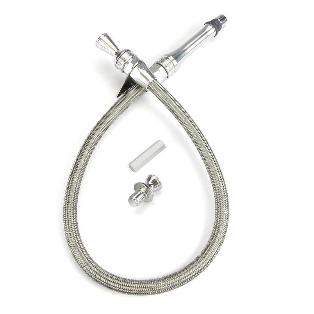 Lokar Anchor-Tight Locking Firewall Mount Transmission Dipstick for 727/904/518