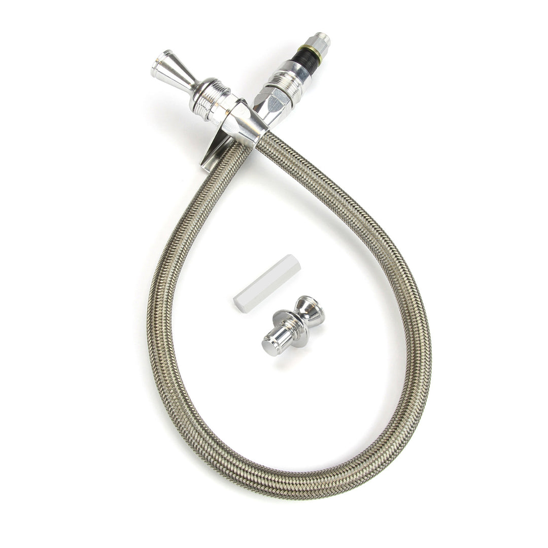 Lokar Anchor-Tight Locking Firewall Mount Transmission Dipstick for 200-4R