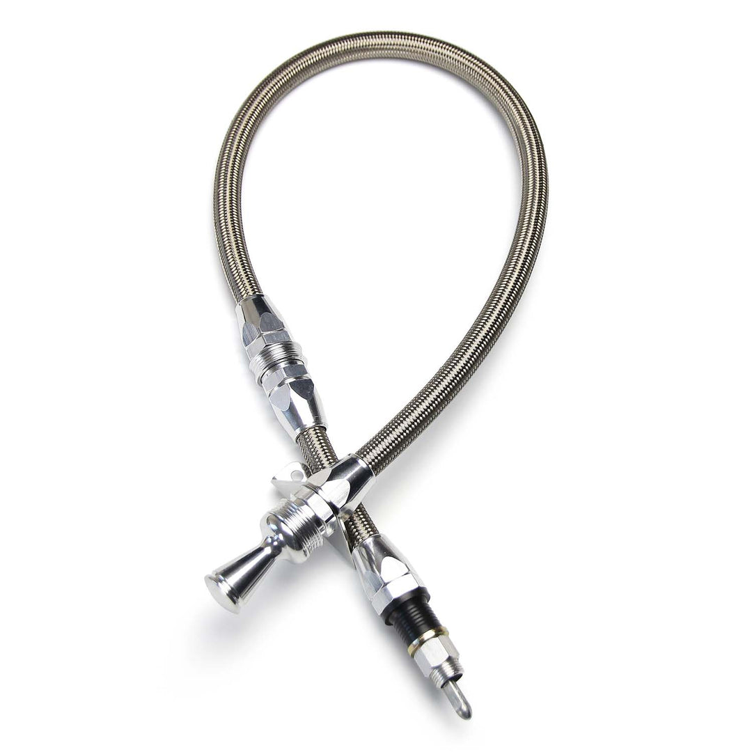 Lokar 36" Anchor-Tight Locking Firewall Mount Transmission Dipstick for 4L80E