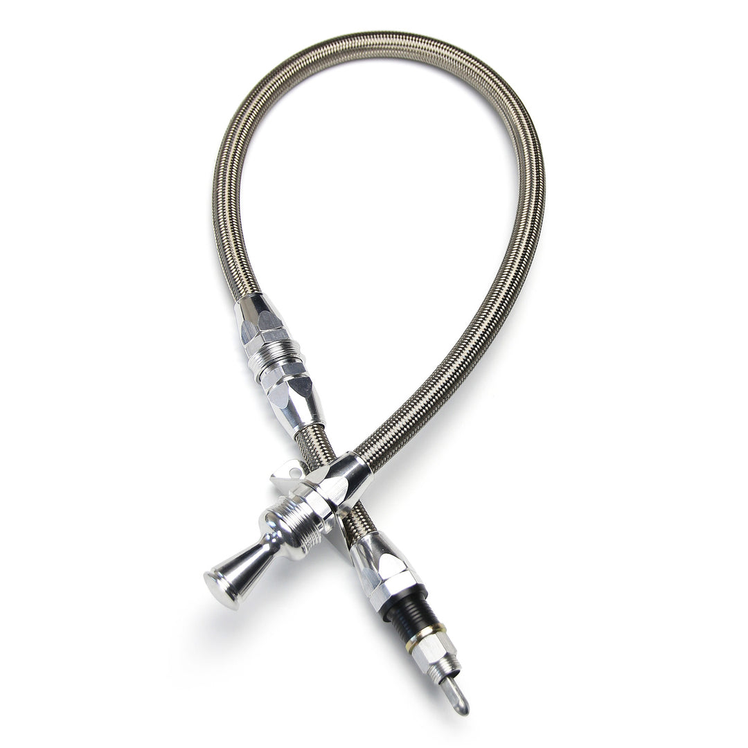 Lokar Anchor-Tight Locking Firewall Mount Transmission Dipstick for 4L80E