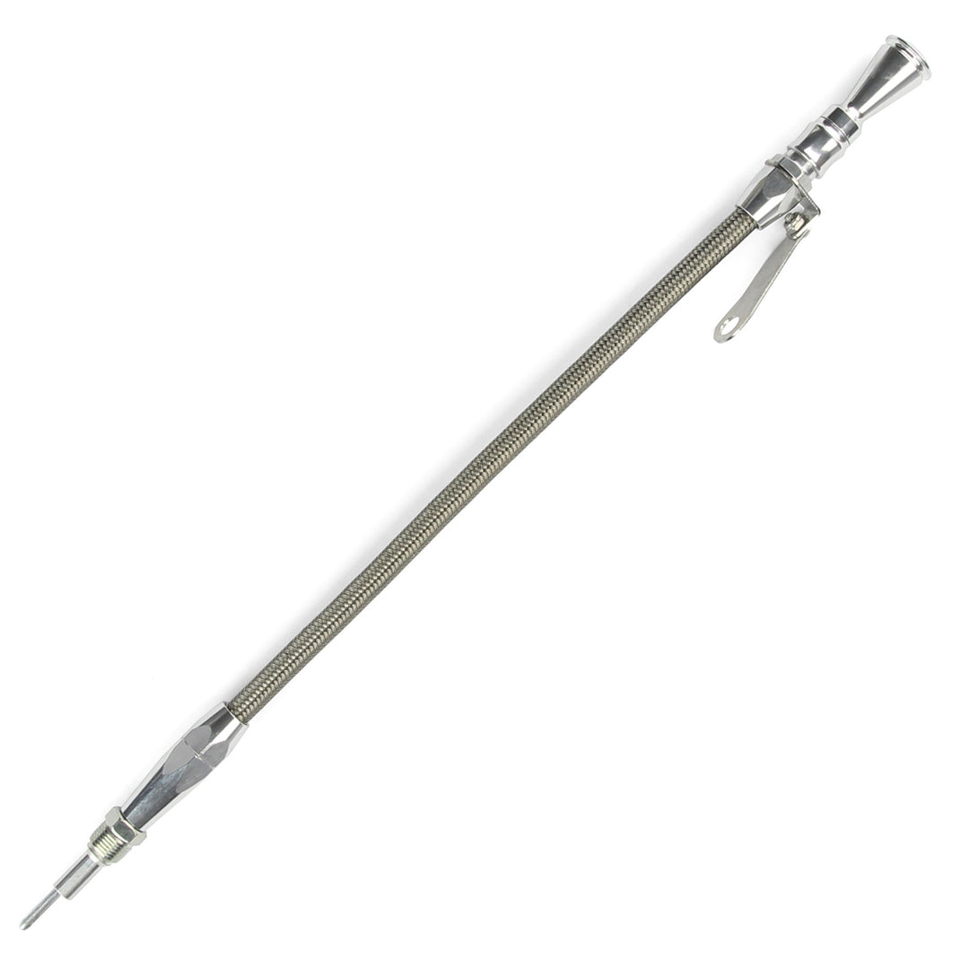 Lokar Anchor-Tight Locking Engine Dipstick - Ford 351W Screw into Pan 5/8"-18