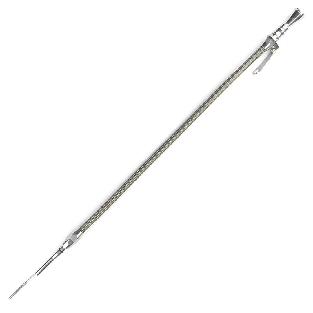 Lokar Anchor-Tight Locking Engine Dipstick - 1994 & Later Ford 4.6 Modular, 2 Valve Push into Block Passenger's Side