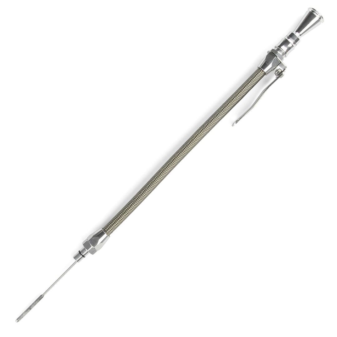 Lokar Anchor-Tight Locking Engine Dipstick - 5.7L/6.1L Hemi Push into Block Passenger's Side/Rear Sump Truck Pan