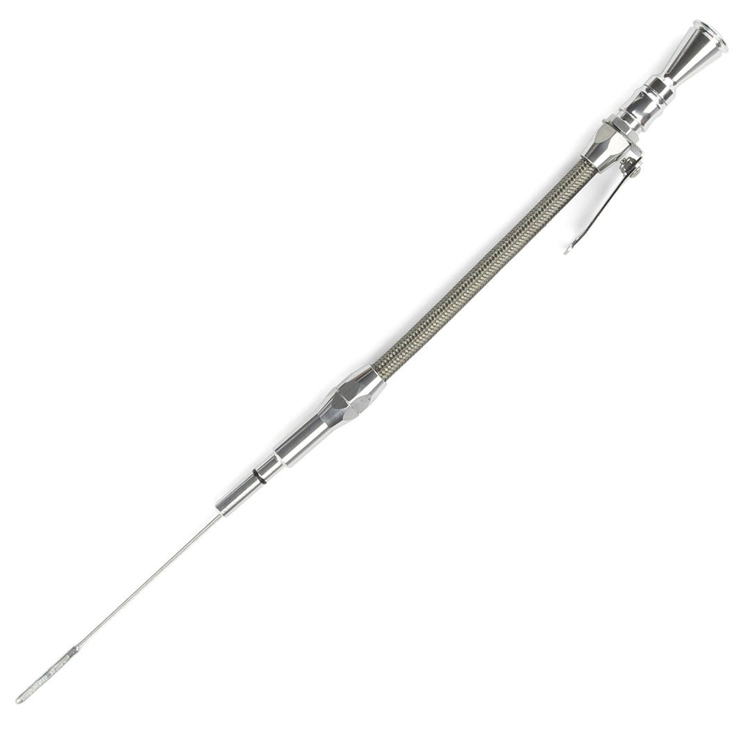 Lokar Anchor-Tight Locking Engine Dipstick - Dart Small Block Chevy SHP Block