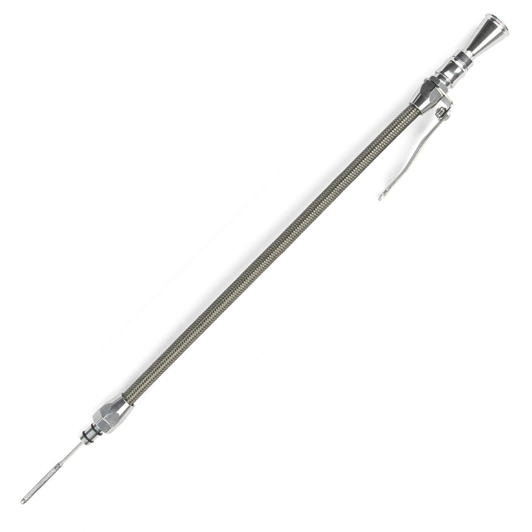 Lokar Anchor-Tight Locking Engine Dipstick - 5.7L/6.1L Hemi Push into Pan Passenger's Side/Front Sump Car Pan