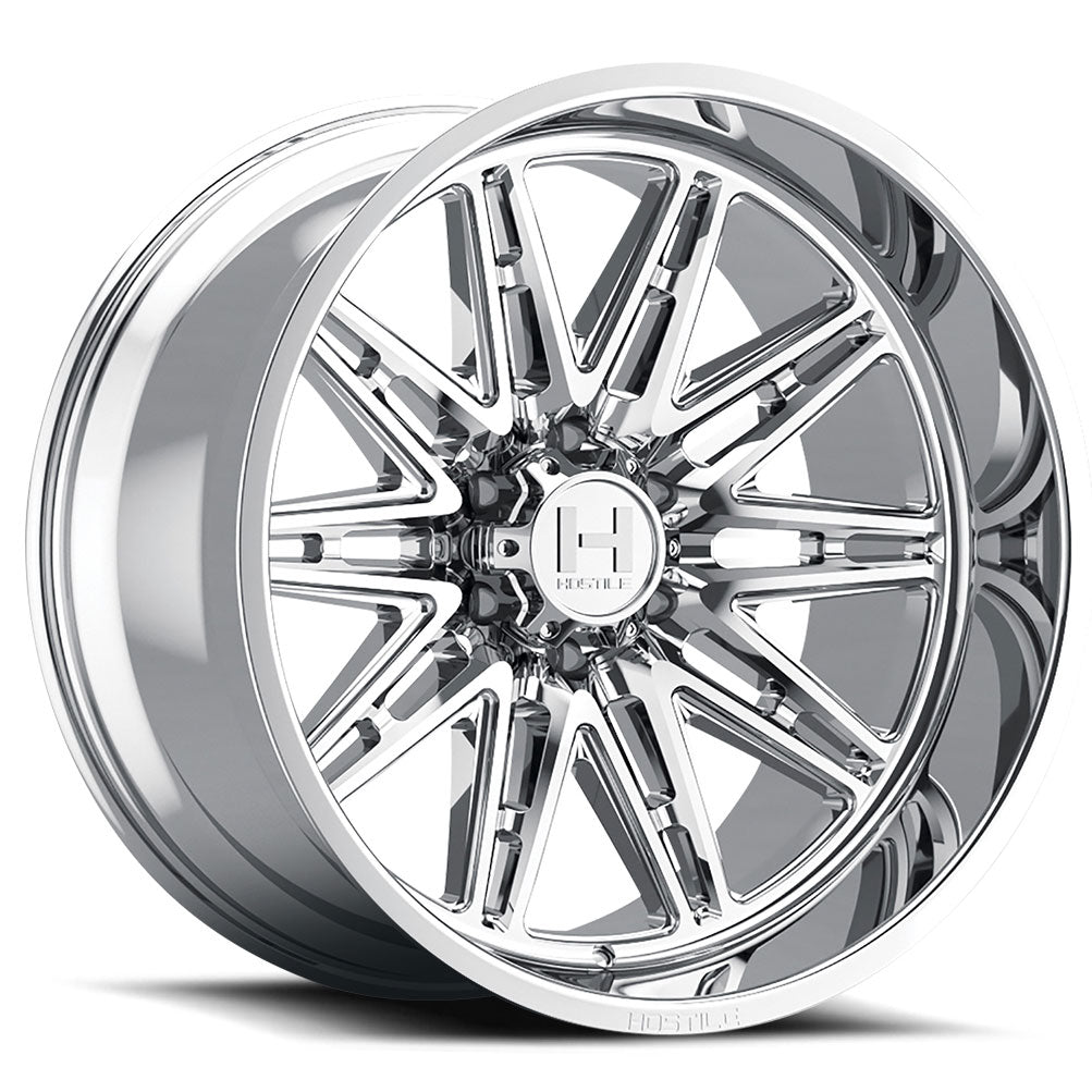 Hostile H126 Maniac | 20x9 | 8 On 180 | Offset 0 | Chrome | SKU H126-2090818050C