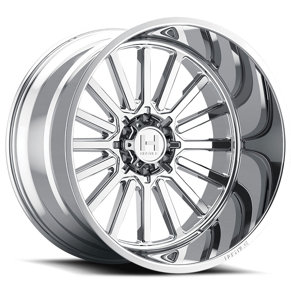 Hostile H127 Titan | 20x12 | 6 On 135 | Offset -44 | Chrome | SKU H127-2012613547C
