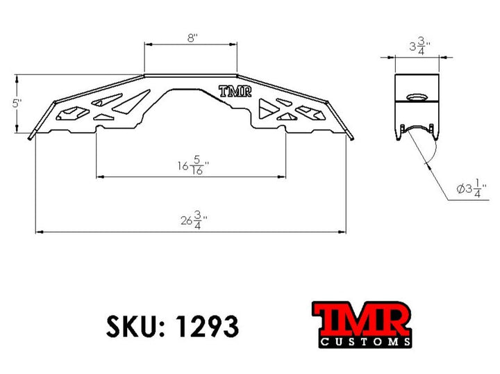 TMR Customs Jeep JK REAR Dana 44 Truss