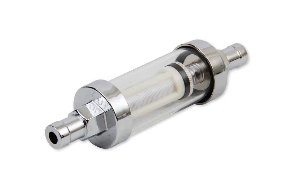 Mr. Gasket Clearview Inline Fuel Filter - 3/8 Inch | SKU 9748
