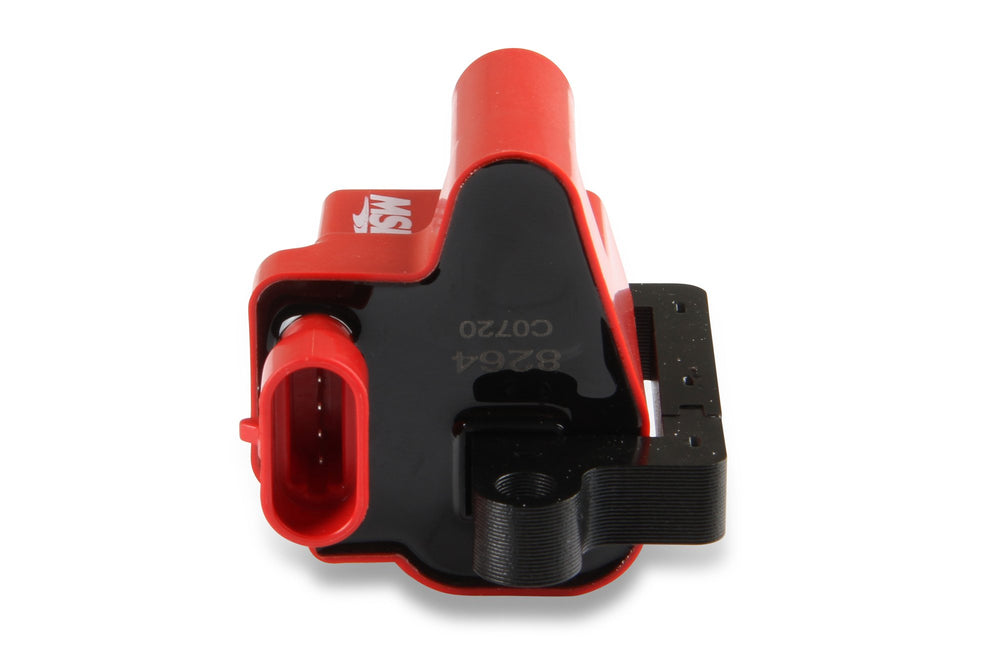MSD Ignition Coil - GM LS Blaster Series - L-Series Truck Engine - Red - 8-Pack | SKU 82648