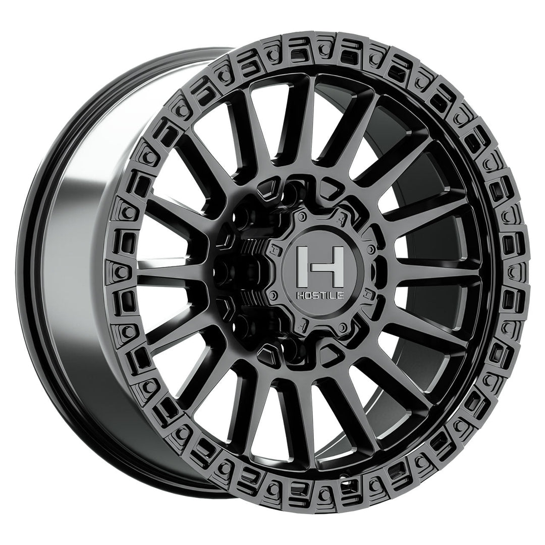 Hostile H137 Battle | 17x9 | 6 On 139.7 | Offset 0 | Satin Black | SKU H137-1790655050A