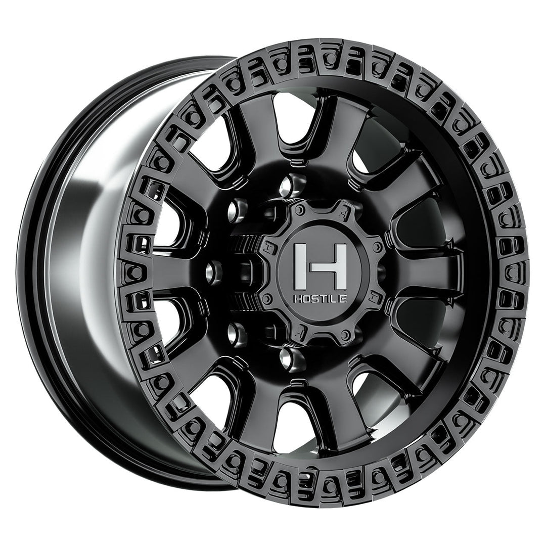 Hostile H138 Crawler | 17x9 | 6 On 139.7 | Offset 0 | Satin Black | SKU H138-1790655050A