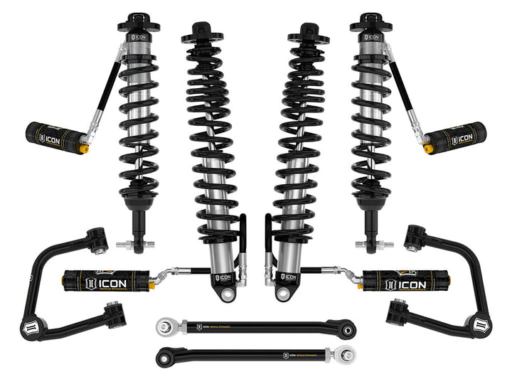 ICON 2021-2026 Ford Bronco Sasquatch 2-3" Lift Stage 6 Suspension CDCV Tubular Heavy Rate Rear Springs