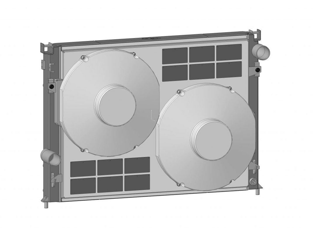 C&R Dodge 2006-2016 OE Fit Radiator Module for 6.1L - 6.4L SRT Models 15-10790