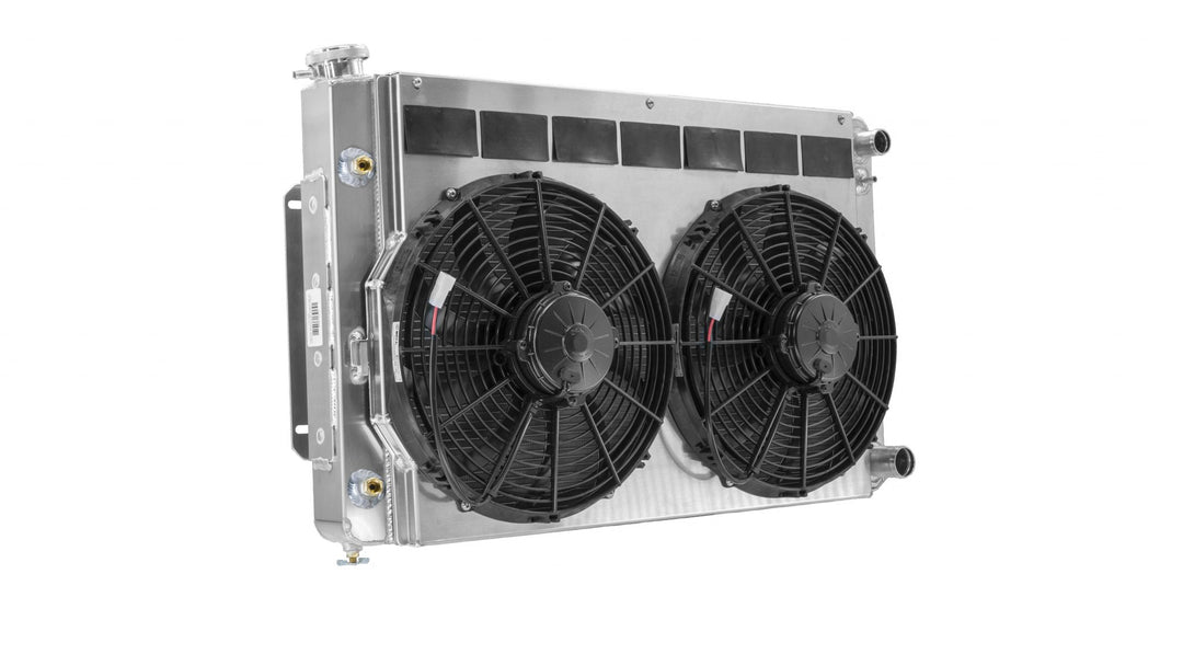 C&R Chevy Camaro/Firebird 1967-1969 LS 2-Pass Radiator Module w/ TOC & Dual 13" Fans 15-11031