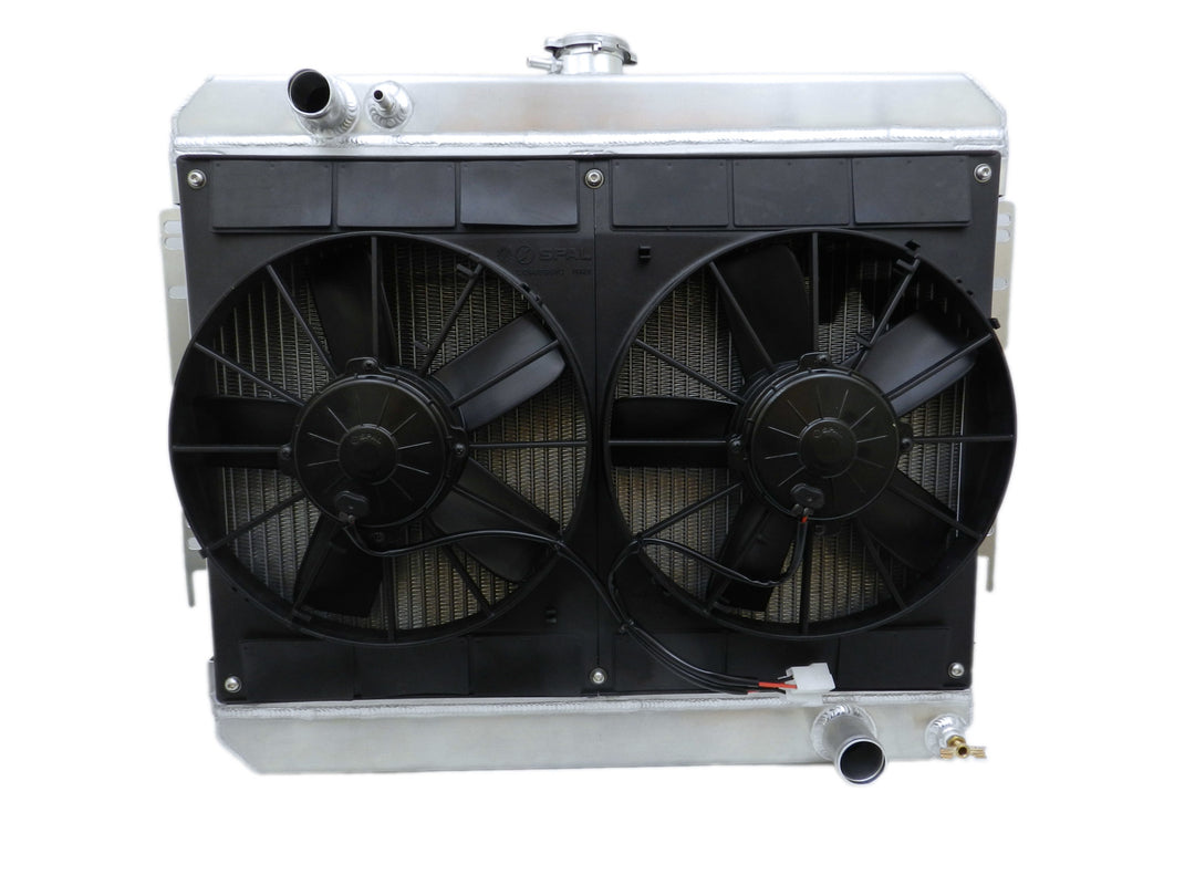 C&R Chevy Chevelle El Camino Module 1964-1965 LS Downflow w/ Dual 11" Fans 15-11230