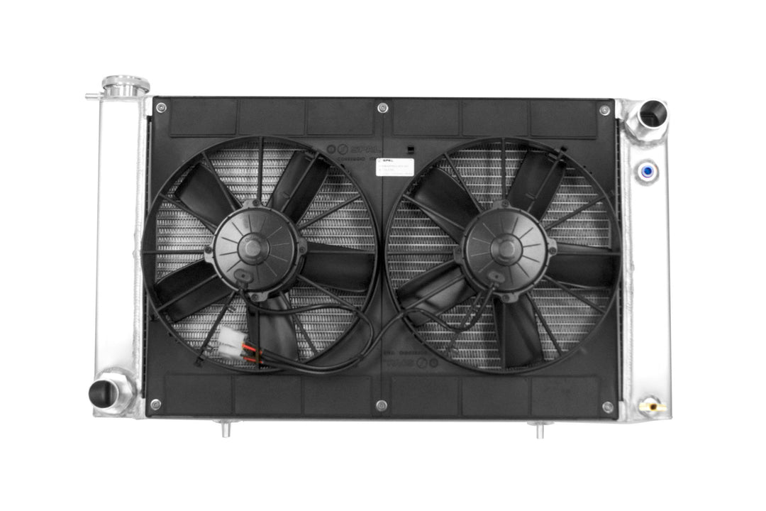 C&R Ford Mustang 1967-1970 Crossflow Radiator Module w/ TOC 5.0 Coyote 15-11551