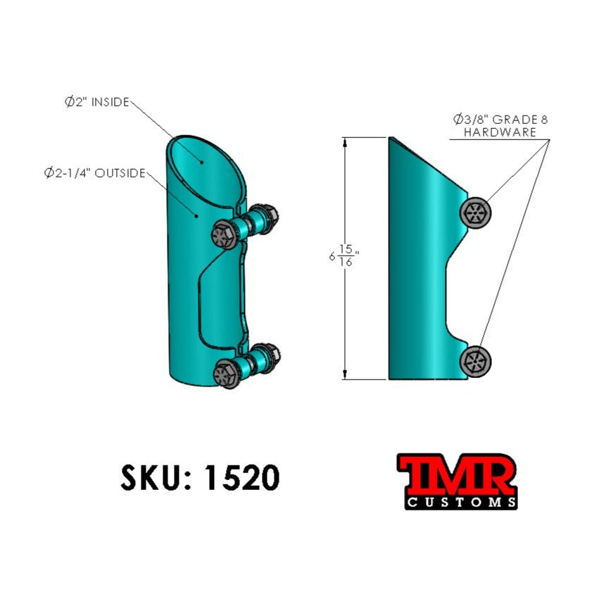 TMR Customs 2.0" Bump Stop Mount Can