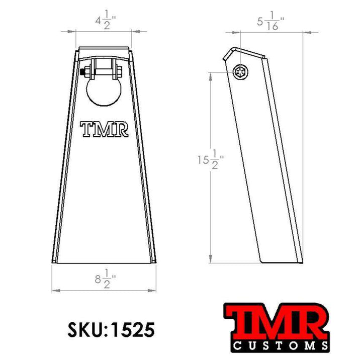 TMR Customs Universal Rear Coilover/Shock/Strut Towers - STANDARD HEIGHT