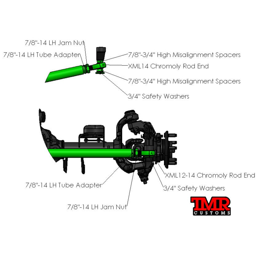 TMR Customs 7/8" Heavy Duty Steering