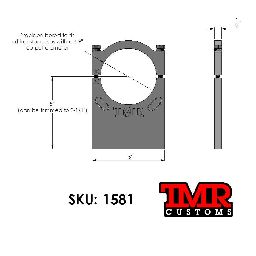 TMR Customs ATLAS Transfer Case Support/Ring - "FLANGE"