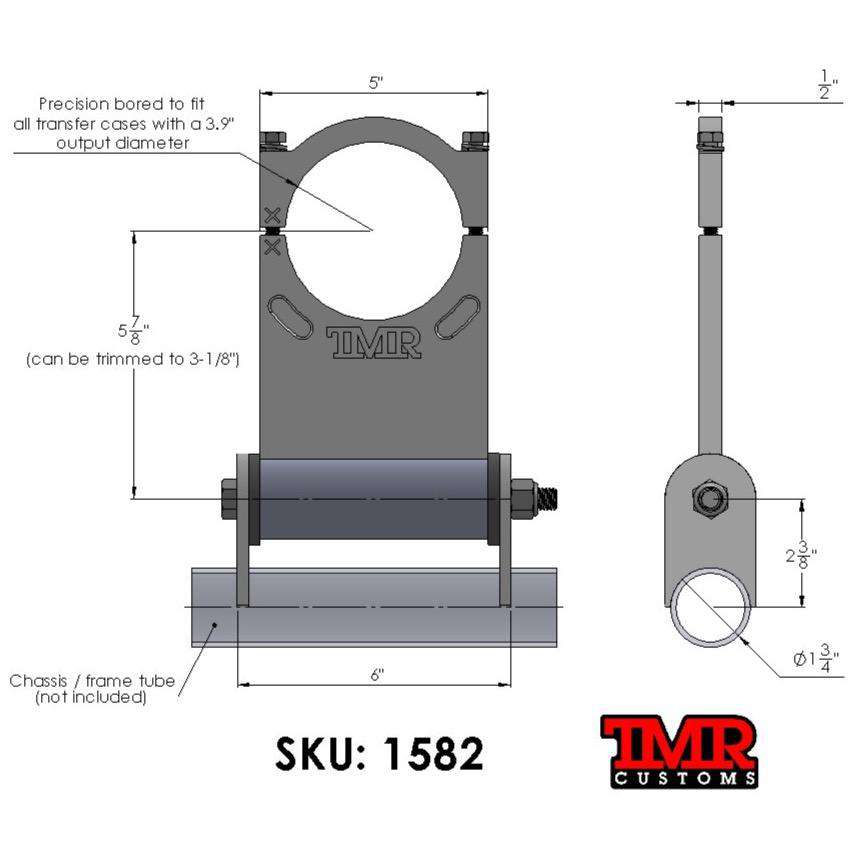 TMR Customs ATLAS Transfer Case Support/Ring - "KIT"
