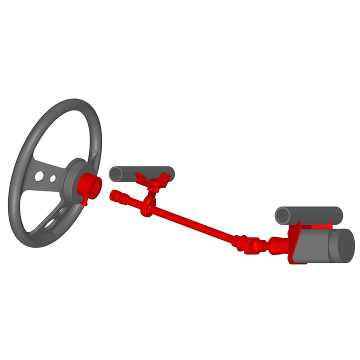 TMR Customs THE ARCHETYPE Steering Column & Orbital Mount