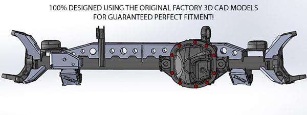 TMR Customs Jeep JK Inner C/Knuckle Gussets - FORMED