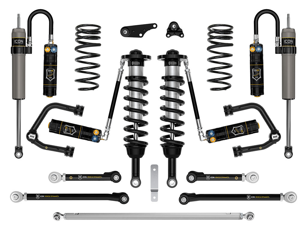 ICON 2024-2026 Toyota Land Cruiser 250 Series 1.25-3" Lift Stage 9 Suspension CDXS Tubular