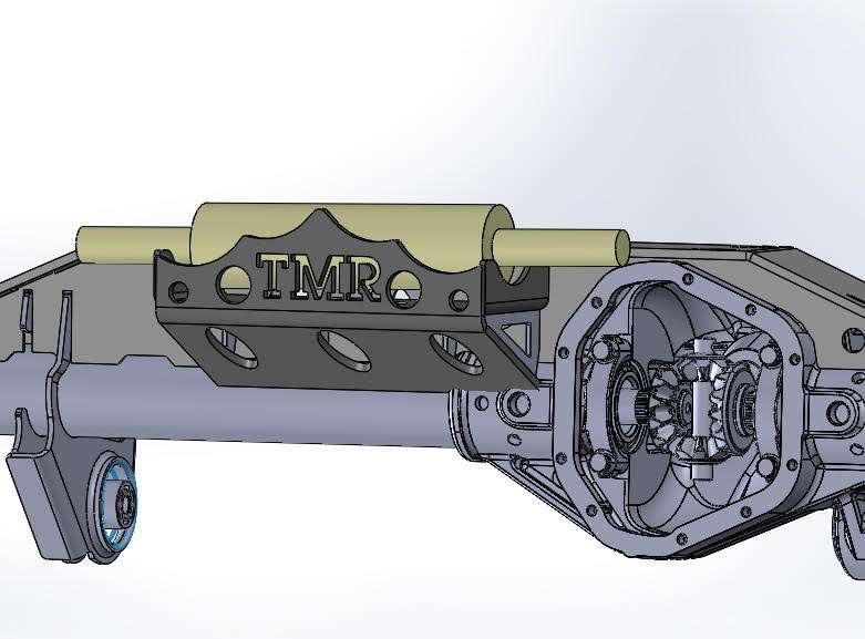 TMR Customs Universal Hydraulic Steering Ram Mount