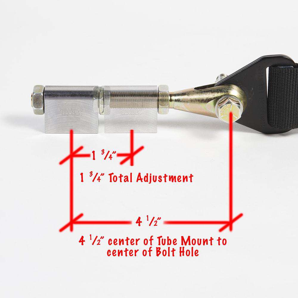 TMR Customs Limit Strap Clevis & Weld Block - Flat - Single Strap