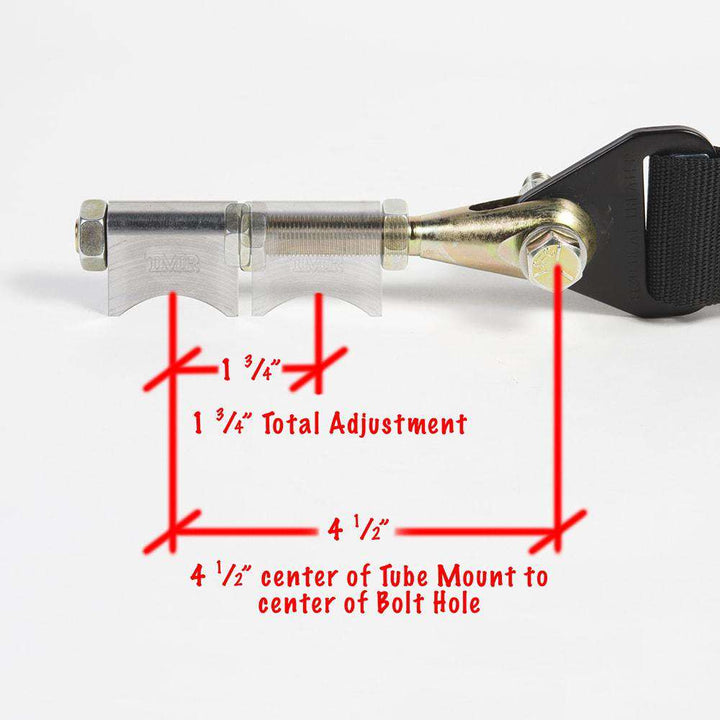 TMR Customs Limit Strap Clevis & Weld Block - Round Tube - Single Strap
