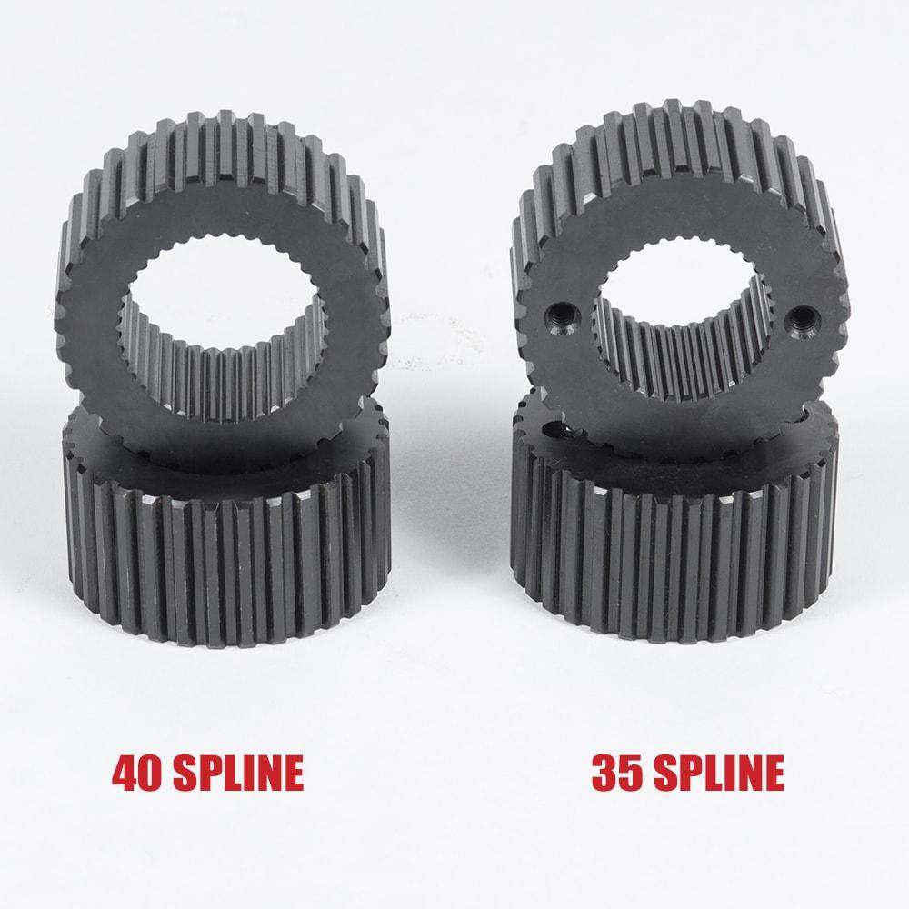 TMR Customs 05+ FORD Dana 60 Drive Flange Kit - 35 Spline - Black
