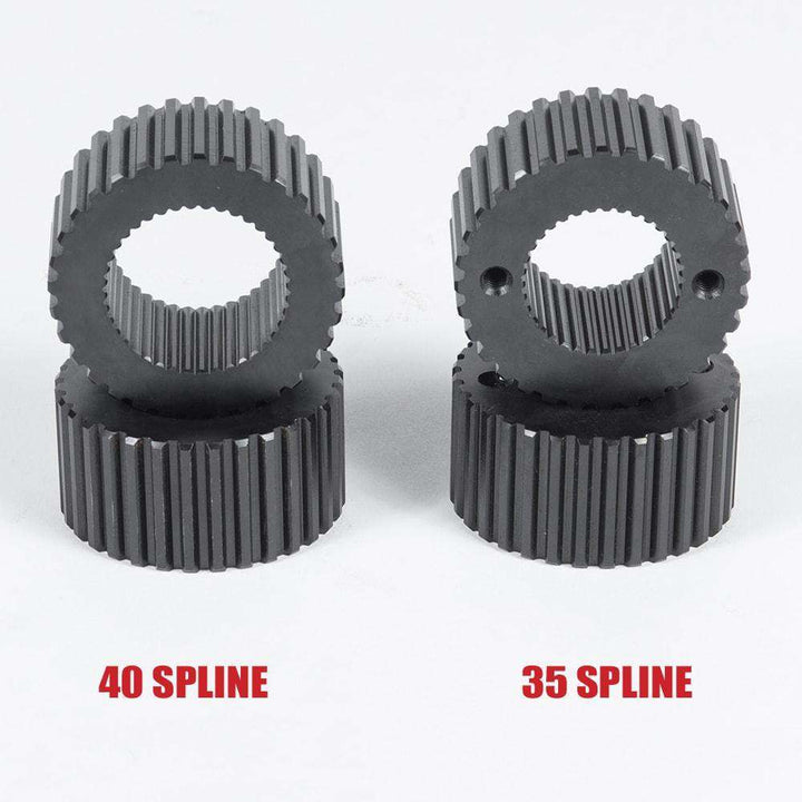 TMR Customs 05+ FORD Dana 60 Drive Flange Kit - 35 Spline - Black