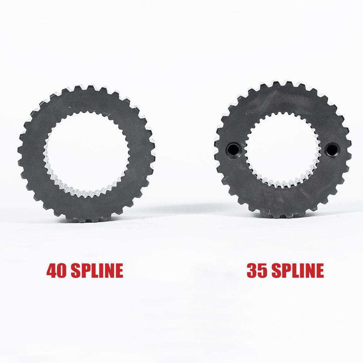 TMR Customs 05+ FORD Dana 60 Drive Flange Kit - 35 Spline - Black