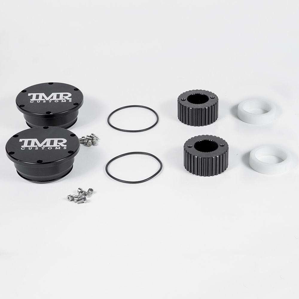 TMR Customs 05+ FORD Dana 60 Drive Flange Kit - 35 Spline - Black 1996