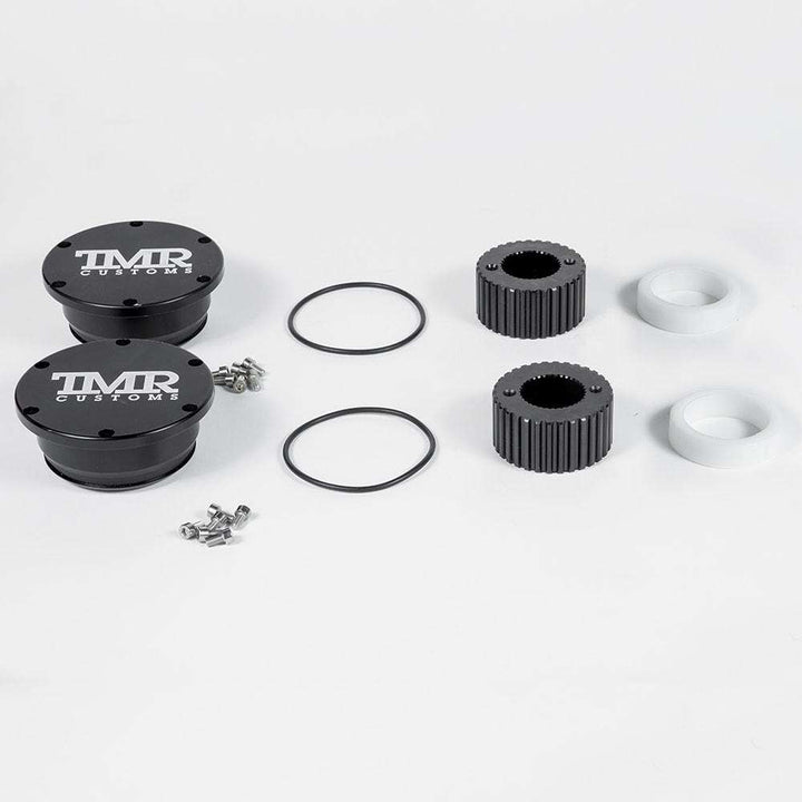 TMR Customs 05+ FORD Dana 60 Drive Flange Kit - 35 Spline - Black 1996