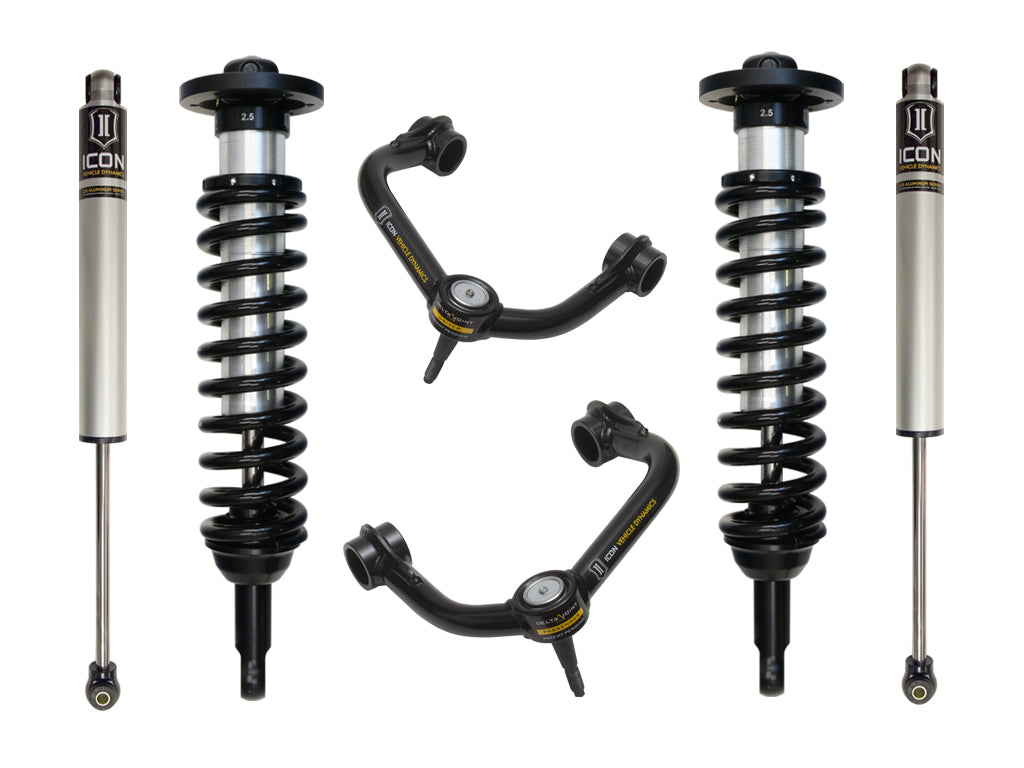 ICON 2004-2008 Ford F-150 2WD 0-2.63" Lift Stage 2 Suspension System Tubular (K93031T)