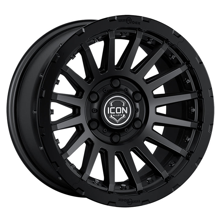 ICON Alloys Recon Pro Satin Black 18x9 8x170 6mm Offset 5.25" BS (23618908152SB)