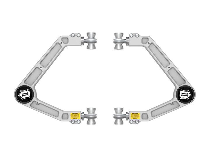 ICON 2023-2026 GMC Canyon/Chevy Colorado Trail Boss & ZR2 Billet Upper Control Arms w/Delta Joint PRO
