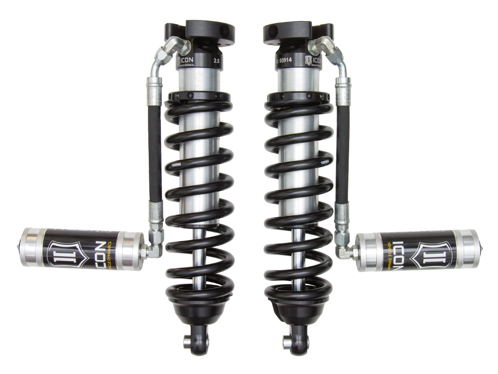 ICON 1996-2004 Toyota Tacoma 0-3" Lift Front VS 2.5 Coilover Kit Remote Reservoir (58710)