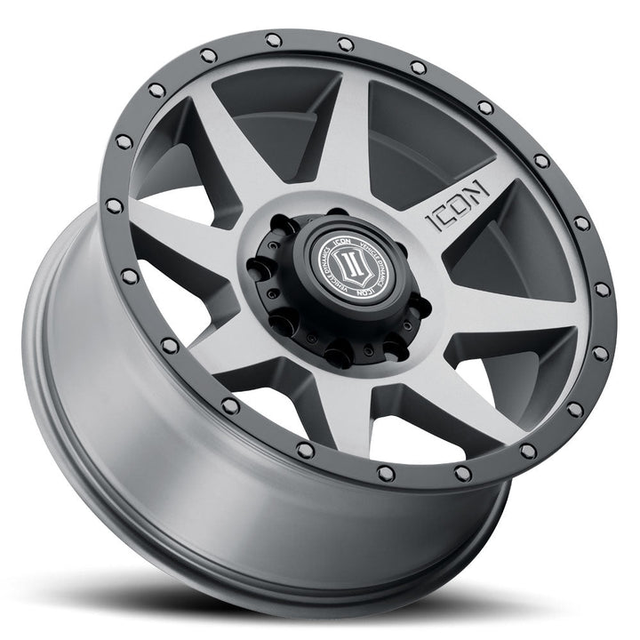 ICON Alloys Rebound Titanium 20x9 8x170 6mm Offset 5.25" BS (1820908152TT)