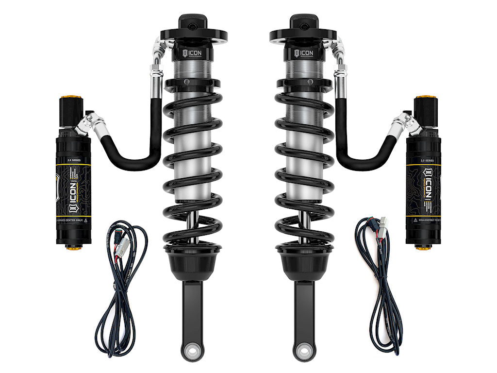 ICON 2010-2024 Toyota 4Runner 0-3.5" Lift VS 2.5 Ext Travel Coilover Kit Remote Res w/CDEV