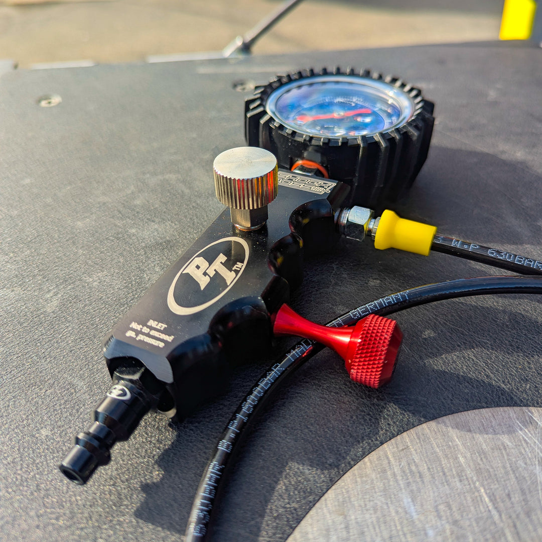 Shock Inflator with Gauge Tool
