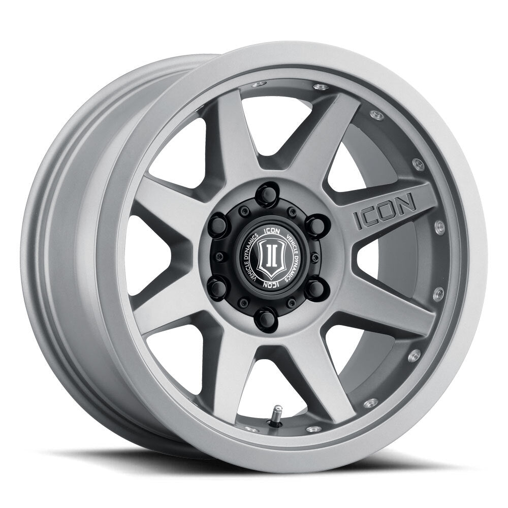 ICON Alloys Rebound Pro Titanium 17x8.5 5x4.5 0mm Offset 4.75" BS (21817856547TT)