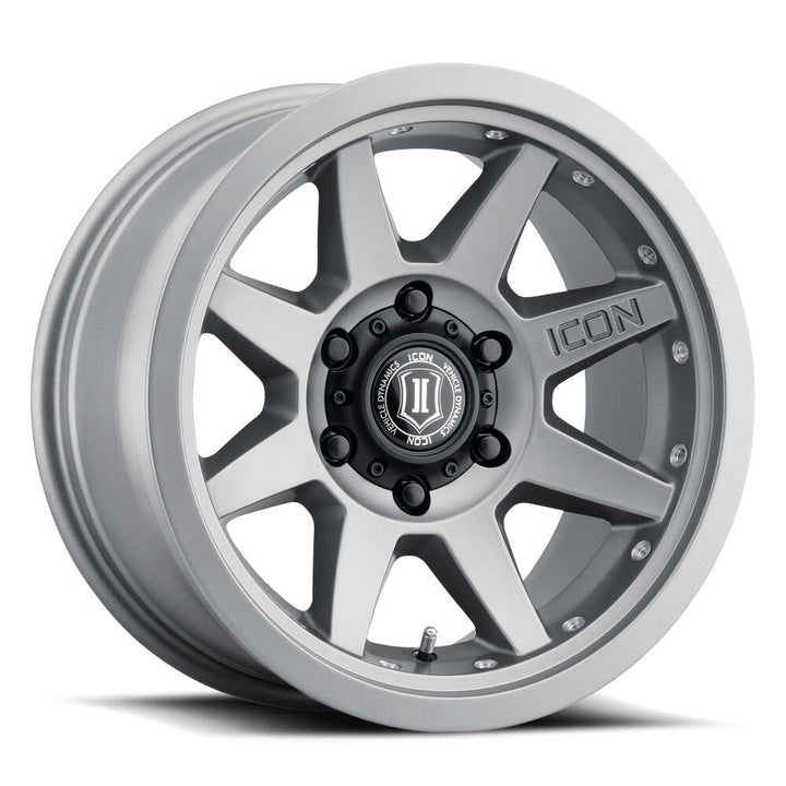 ICON Alloys Rebound Pro Titanium 17x8.5 5x4.5 0mm Offset 4.75" BS (21817856547TT)