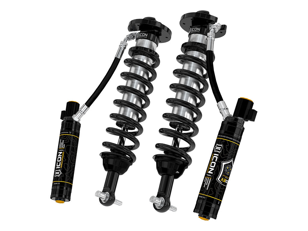ICON 2022-2025 Ford F-150 Lightning Lowered 0-2" Front VS 2.5 Coilovers Remote Res w/CDEV Pair
