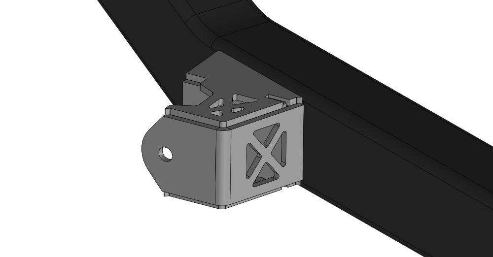 TMR Customs Frame Mount Upper Link Bracket (0 or 22 degree offset)