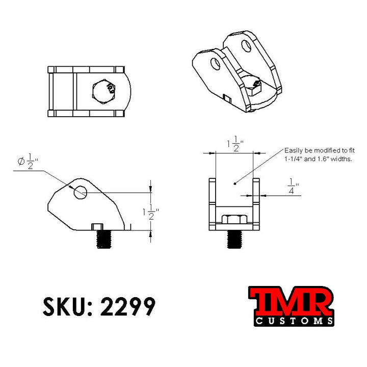 TMR Customs 05+ Super Duty Shock/Coil Over Brackets